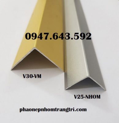 Nẹp chữ V bo cạnh gạch